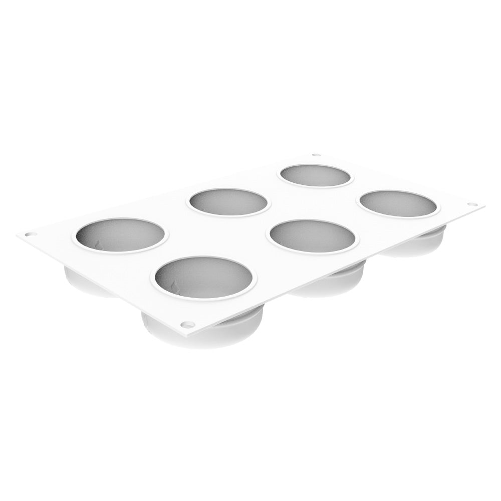 Silikomart NEVE110 Silicone Baking & Freezing Mold, 3.71 oz., 6 Cavities