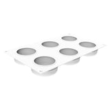 Silikomart NEVE110 Silicone Baking & Freezing Mold, 3.71 oz., 6 Cavities