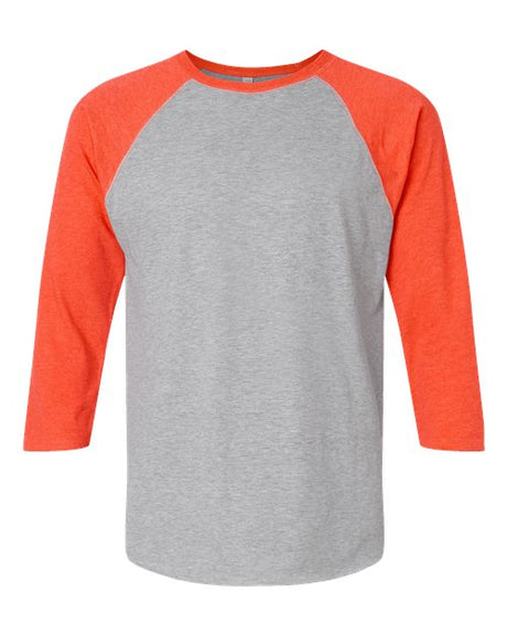 LAT Men's Baseball Fine Jersey Three-Quarter Sleeve Tee