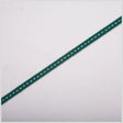 1/8" Dark Green Stitched Grosgrain Ribbon