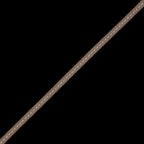 Dark Gold Stitched Grosgrain Ribbon - 0.19"