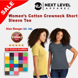 Next Level® Women’s Cotton Crewneck Short Sleeve Tee
