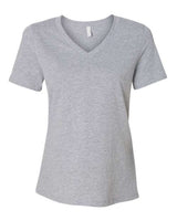 Women's Relaxed Heather CVC V-Neck Tee