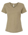 Women's Relaxed Heather CVC V-Neck Tee