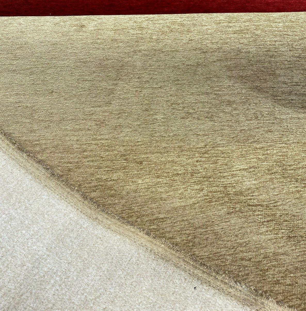 Barcelona Camel Tan Soft Chenille Upholstery Fabric - Camel Tan, Solid, 56" Width (1 Yard)