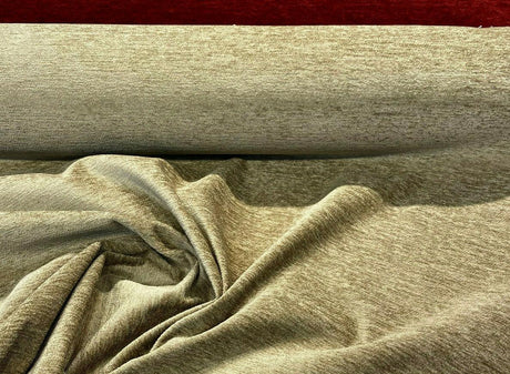 Barcelona Camel Tan Soft Chenille Upholstery Fabric - Camel Tan, Solid, 56" Width (1 Yard)