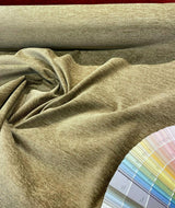 Barcelona Camel Tan Soft Chenille Upholstery Fabric - Camel Tan, Solid, 56" Width (1 Yard)