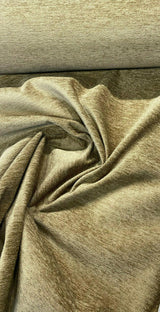 Barcelona Camel Tan Soft Chenille Upholstery Fabric - Camel Tan, Solid, 56" Width (1 Yard)