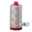 Cotton Thread 12 WT Light Grey Large Spool