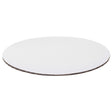 O'Creme White Round Corrugated Cake Board, 7" Dia. - Pack of 10