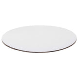 O'Creme White Round Corrugated Cake Board, 7" Dia. - Pack of 10