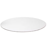 O'Creme White Round Corrugated Cake Board, 12" Dia. - Pack of 10