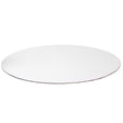O'Creme Grease Resistant White Round Corrugated Cake Board, 9" Dia. - Pack of 10