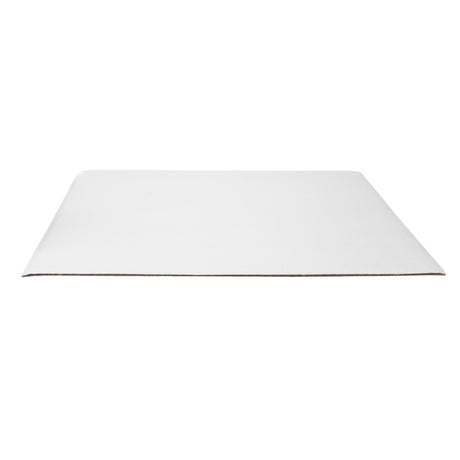 O'Creme Grease Resistant White Square Corrugated Cake Board, 14" - Pack of 10