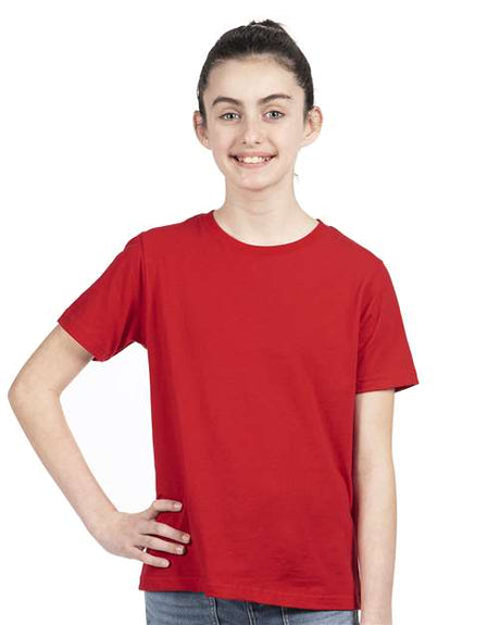 Next Level® Youth Cotton Crewneck Short Sleeve T-Shirt