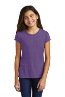 District® Girls Perfect Tri Short Sleeve Crew Neck Tee