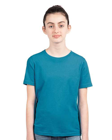 Next Level® Youth Cotton Crewneck Short Sleeve T-Shirt