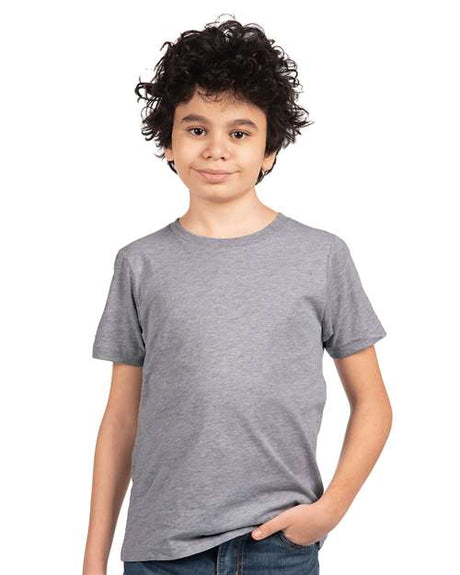 Next Level® Youth Cotton Crewneck Short Sleeve T-Shirt