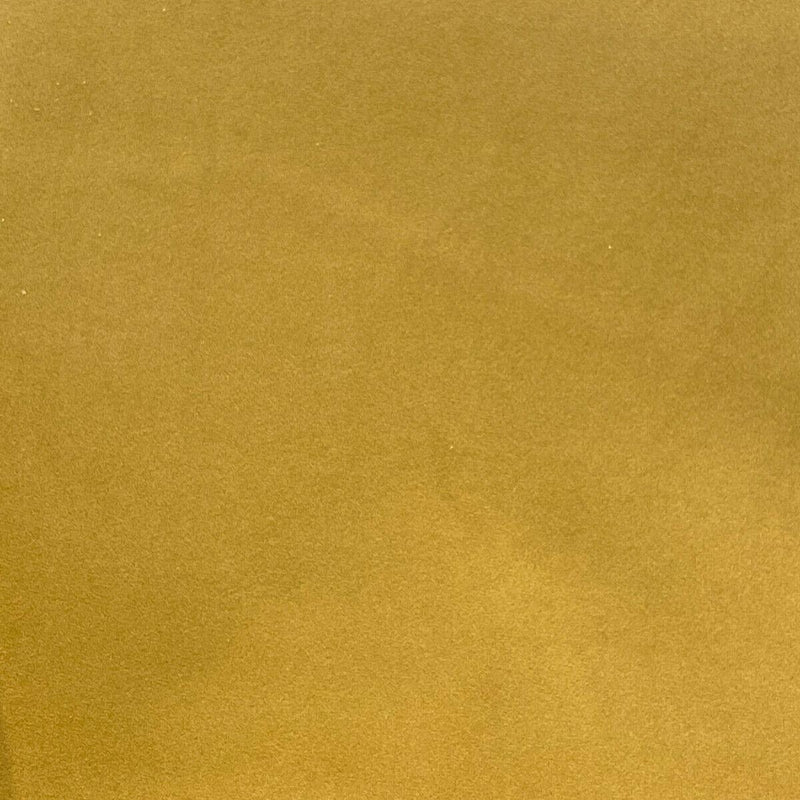 Fabricut Supreme Velvet Yellow Gold Velvet Fabric - Yellow Gold Solid, 54" Width (1 Yard)