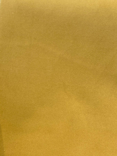Fabricut Supreme Velvet Yellow Gold Velvet Fabric - Yellow Gold Solid, 54" Width (1 Yard)