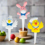 Duck, Chick & Bunny Picks - Assortment -72 count, Size 2-1/2"