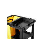 Rubbermaid Black Janitorial Cleaning Cart