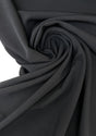 Black Wool Blend Suit Fabric