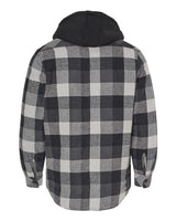 Quilted Flannel Hooded Jacket