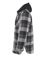 Quilted Flannel Hooded Jacket