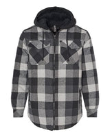 Quilted Flannel Hooded Jacket