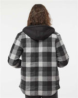 Quilted Flannel Hooded Jacket