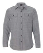 Burnside Men's Solid Flannel Shirt