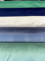 Perennials Plushy Hello Slate Acrylic Fabric - Hello Slate Blue, Outdoor Velvet Upholstery, 54" Width (1 Yard)