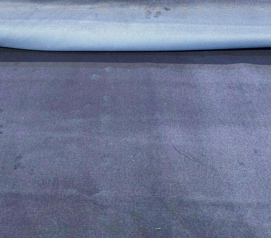 Perennials Plushy Hello Slate Acrylic Fabric - Hello Slate Blue, Outdoor Velvet Upholstery, 54" Width (1 Yard)