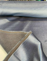 Perennials Plushy Hello Slate Acrylic Fabric - Hello Slate Blue, Outdoor Velvet Upholstery, 54" Width (1 Yard)