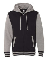 Independent Trading Co. Unisex Heavyweight Varsity Full-Zip Hooded Sweatshirt