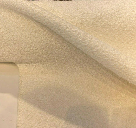 Robert Allen Boucle Ivory Polyester Fabric - Ivory Boucle, 54" - 56" Width (1 Yard)