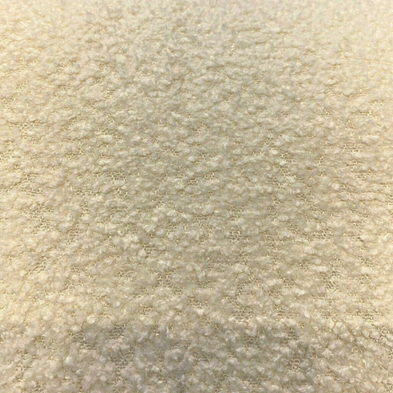 Robert Allen Boucle Ivory Polyester Fabric - Ivory Boucle, 54" - 56" Width (1 Yard)