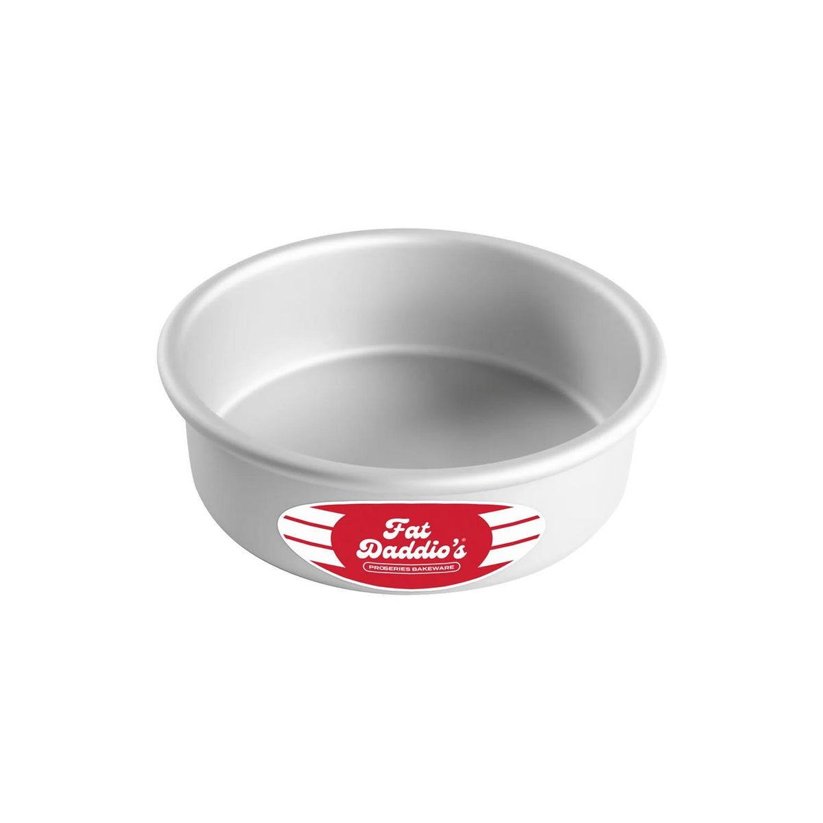 Fat Daddio's Aluminum Round Cake Pan, 2" Deep, 6 Inch