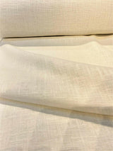 Ivory Linen Ramie Fabric - Ivory Oyster, Drapery Upholstery, 54" Width (1 Yard)