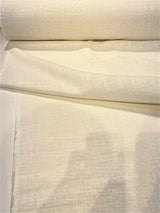 Ivory Linen Ramie Fabric - Ivory Oyster, Drapery Upholstery, 54" Width (1 Yard)