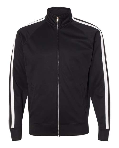 Independent Trading Co. Men's Lightweight Poly-Tech Full-Zip Track Jacket