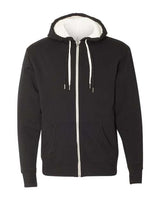 Unisex Sherpa-Lined Hooded Sweatshirt