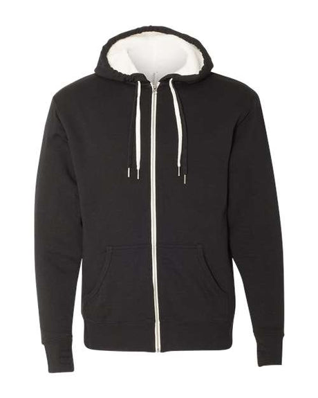 Unisex Sherpa-Lined Hooded Sweatshirt