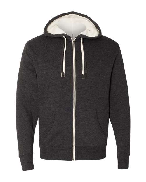 Unisex Sherpa-Lined Hooded Sweatshirt