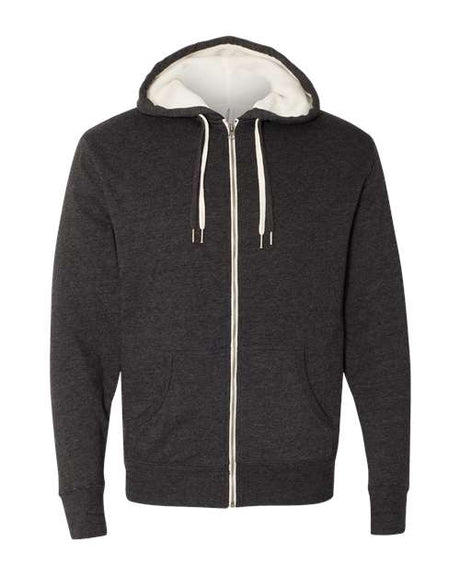 Unisex Sherpa-Lined Hooded Sweatshirt