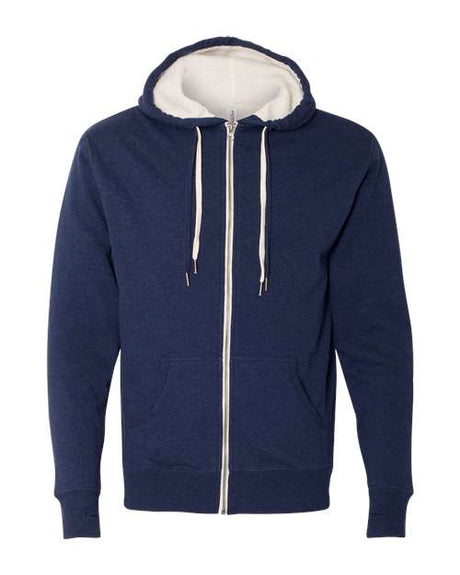 Unisex Sherpa-Lined Hooded Sweatshirt