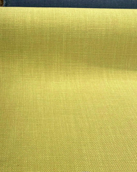 Talbot Kiwi Green Linen Chenille Upholstery Fabric - Kiwi Green, 54" Width, Railroad (1 Yard)