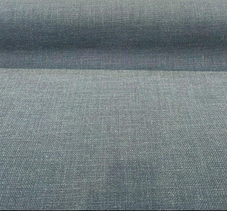 Talbot Marine Blue Linen Chenille Upholstery Fabric - Marine Blue, Railroad, 54" Width (By The Yard)