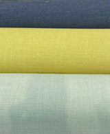 Talbot Marine Blue Linen Chenille Upholstery Fabric - Marine Blue, Railroad, 54" Width (By The Yard)